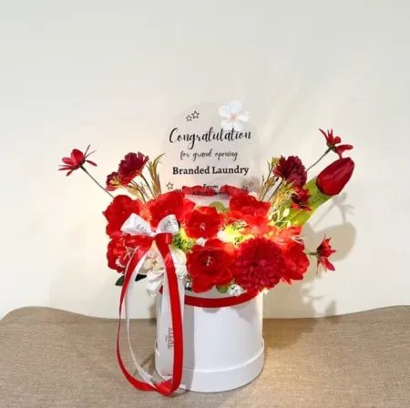 Bloom Box Akrilik Ucapan Grand Opening Curug